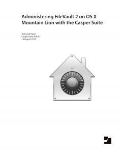 Administering FileVault 2 on OS X Mountain Lion with the Casper Suite v8.6-8.7