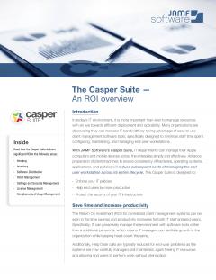 An ROI overview for the Casper Suite