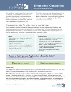 Onsite expertise, training, and assistance for Casper Suite success