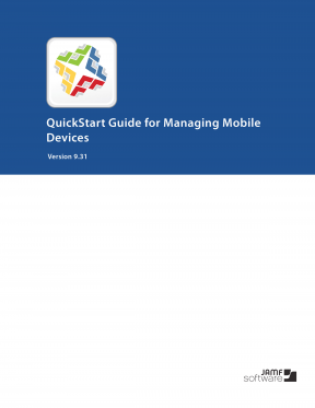 Casper Suite 9.31 QuickStart Guide for Managing Mobile Devices